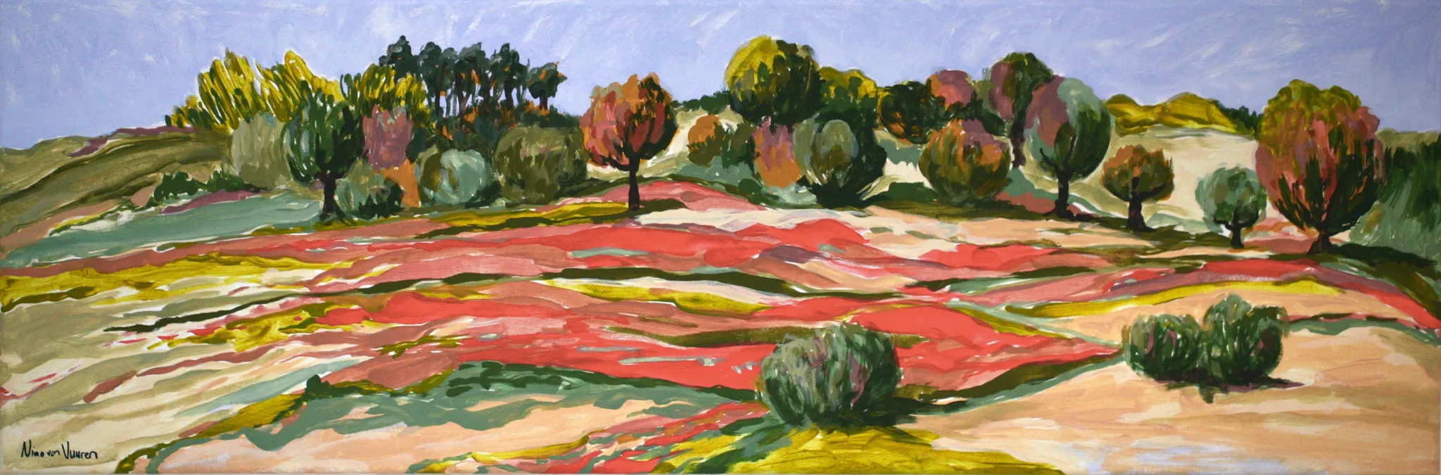 The grass showing off